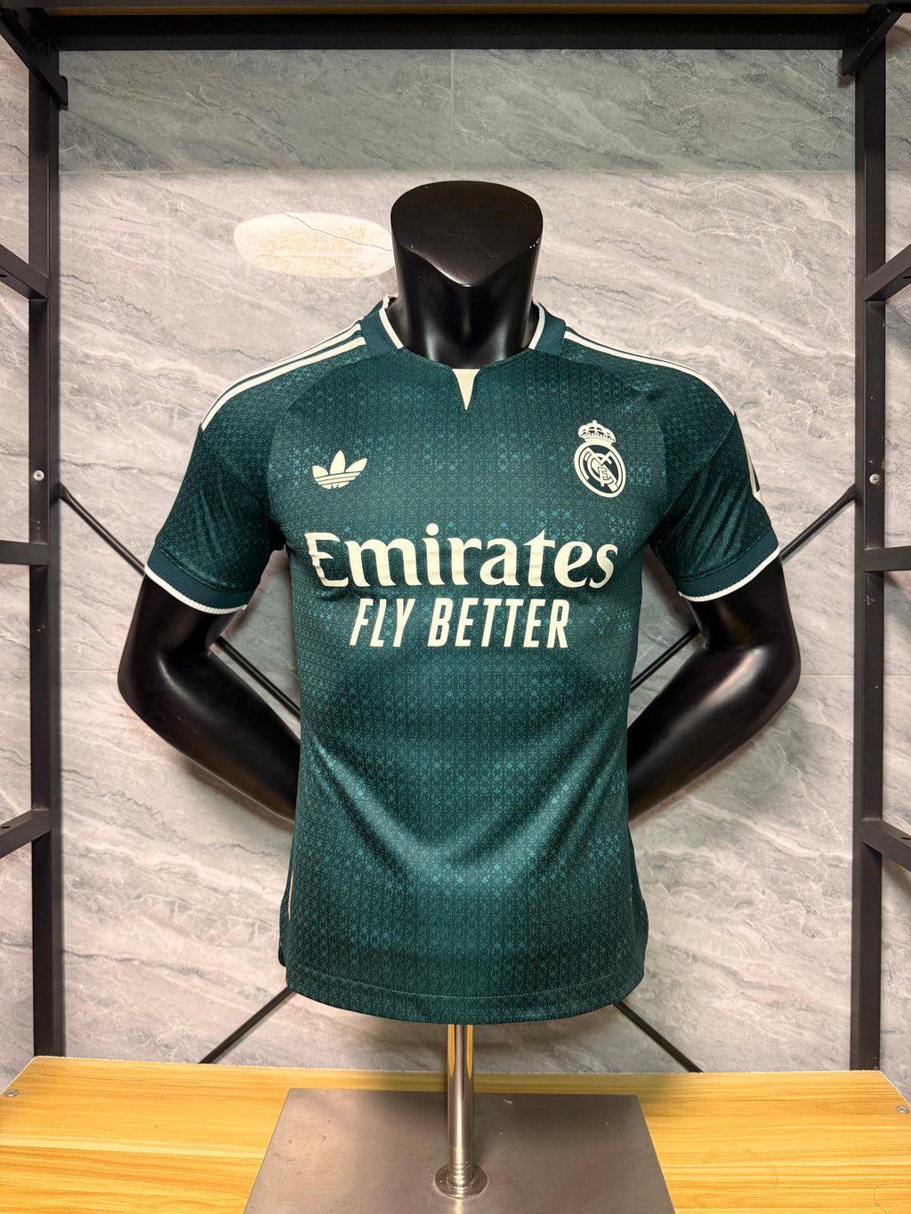 Real Madrid 2026/27 Dark Green Away Shirt — Player Version — photo 1