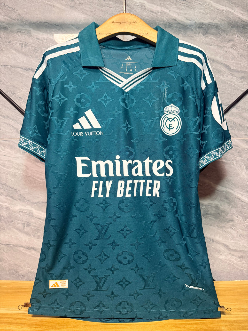 Real Madrid 2026/27 Green Monogram Special Edition Shirt — Player Version — photo 1