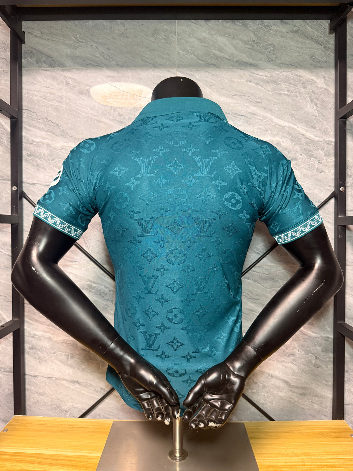 Real Madrid 2026/27 Green Monogram Special Edition Shirt — Player Version — photo 4