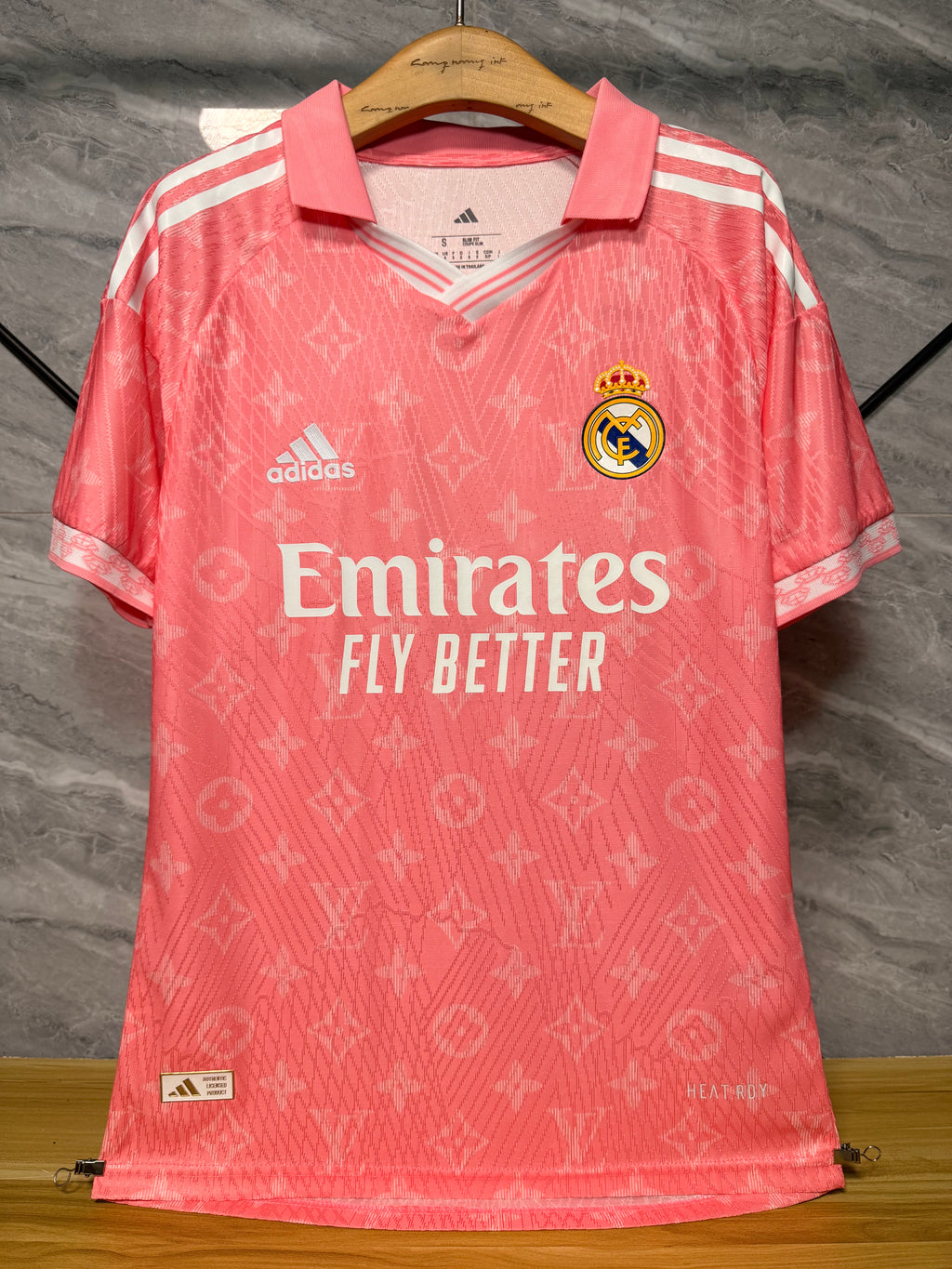 Real Madrid 2026/27 Pink Monogram Special Edition Shirt — Player Version — photo 1