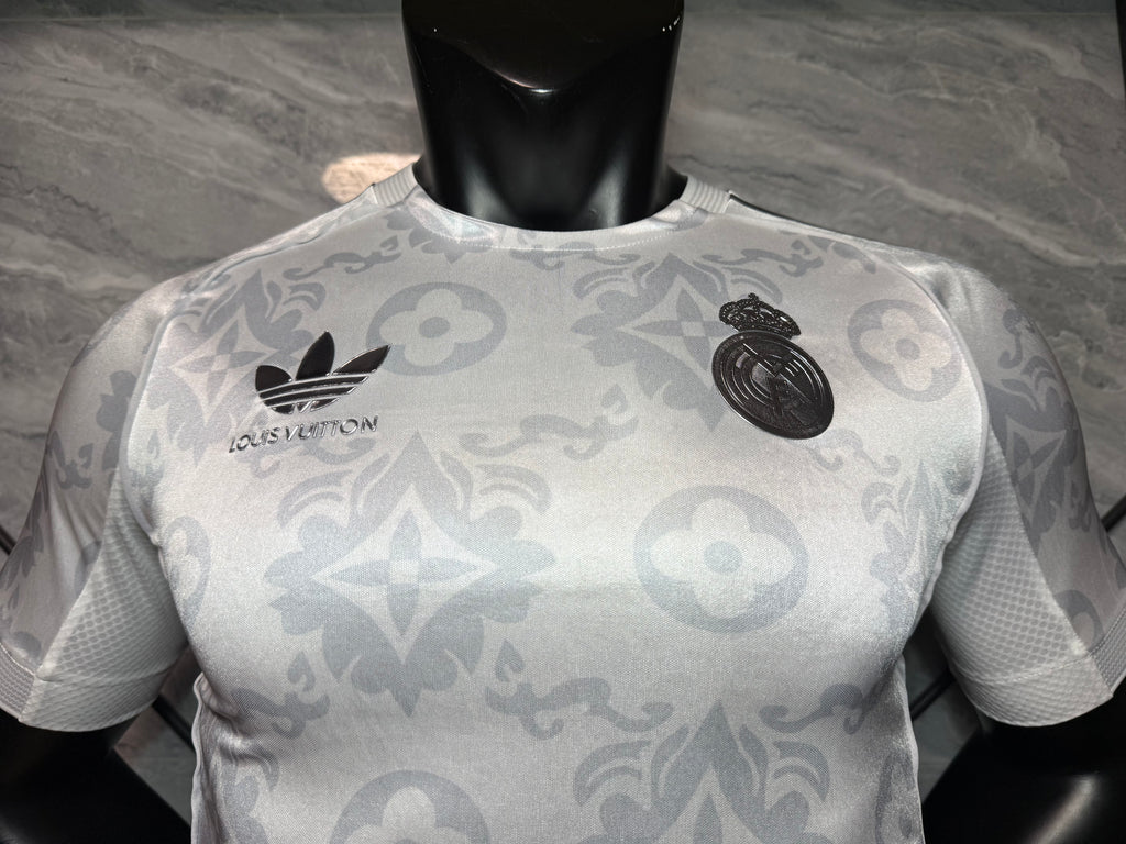 Real Madrid 2026/27 White Floral Shirt — Player Version — photo 5