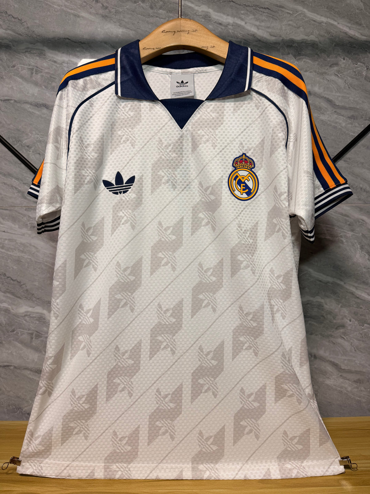 Real Madrid 2026/27 White and Grey Retro Shirt — Player Version — photo 1