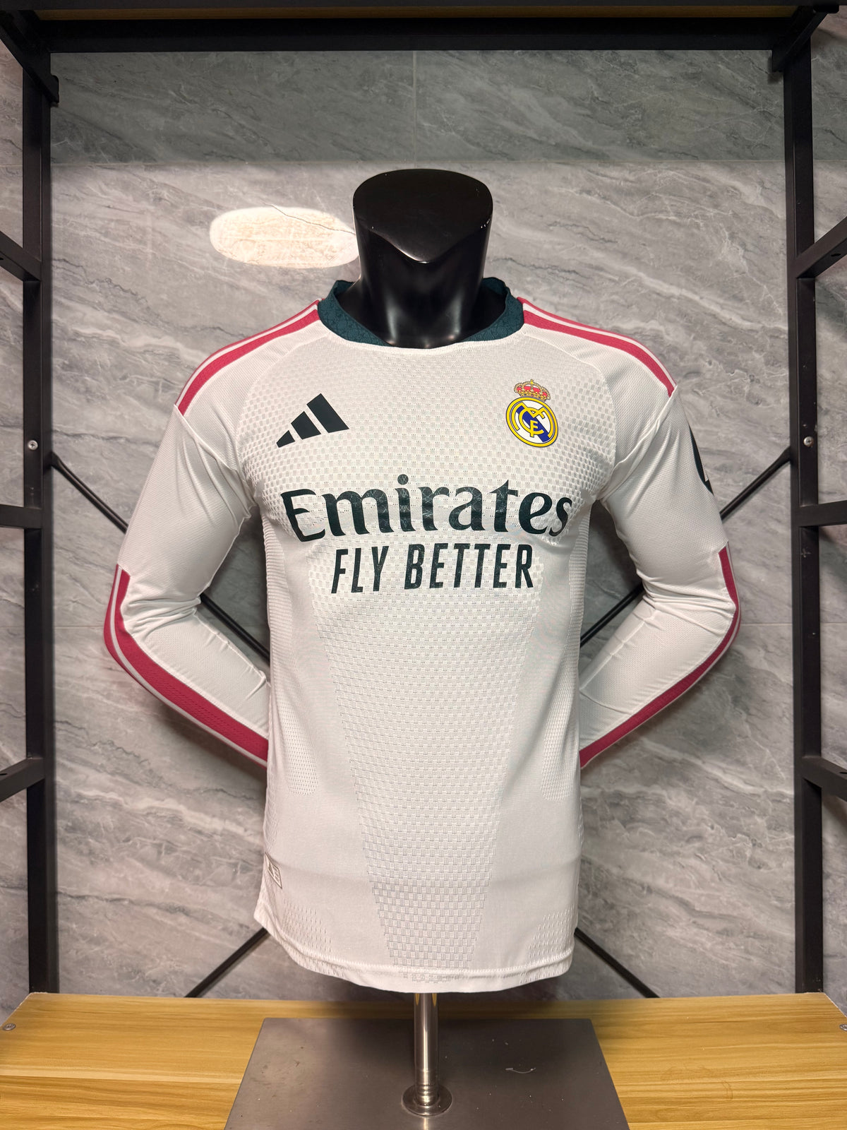 Real Madrid 2026/27 White Home Long-Sleeve Shirt — Player Version — photo 1