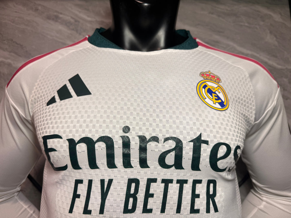 Real Madrid 2026/27 White Home Long-Sleeve Shirt — Player Version — photo 3