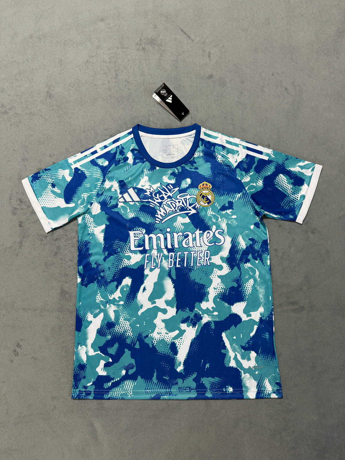 Real Madrid Shirt — Blue Graphic Fan Version — photo 1
