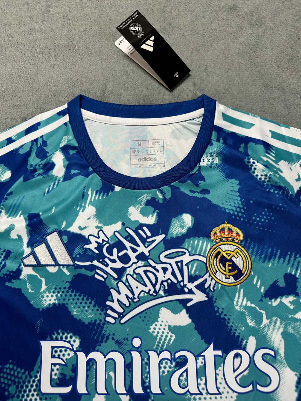 Real Madrid Shirt — Blue Graphic Fan Version — photo 3