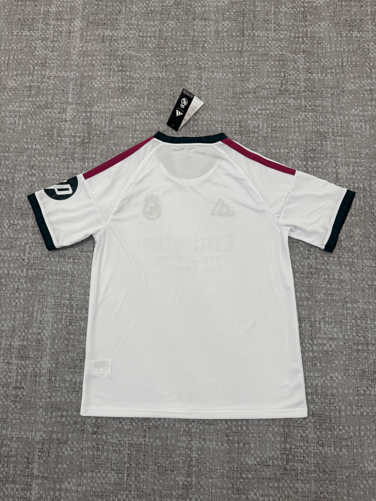 Real Madrid home shirt — back view