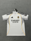 Real Madrid Home Shirt — White and Yellow Fan Version — photo 1