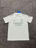 Real Madrid Shirt — White Polo-Collar Fan Version — photo 1