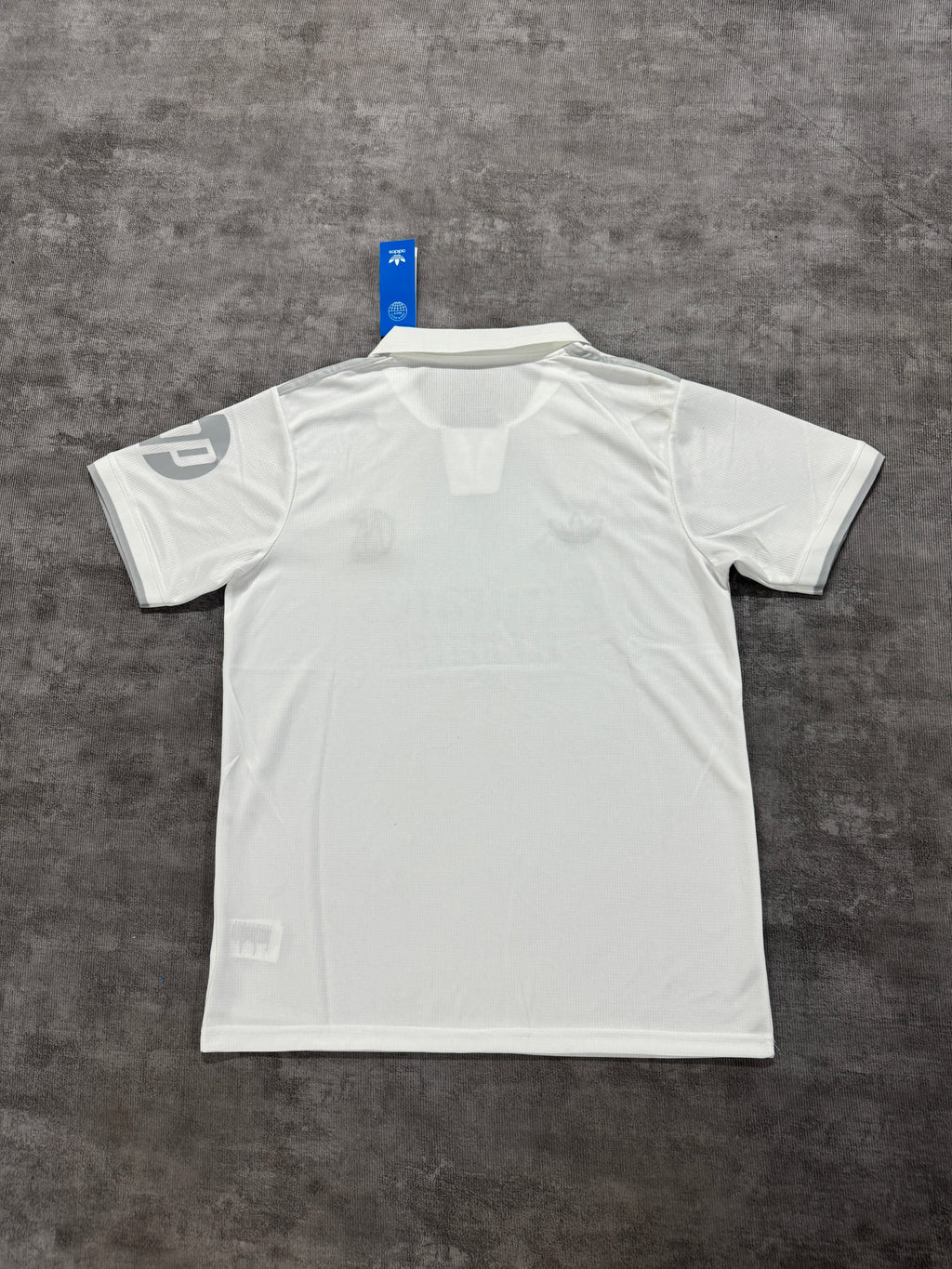 Real Madrid Shirt — White Polo-Collar Fan Version — photo 2