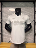Real Madrid Shirt — White Polo Collar Player Version — photo 1