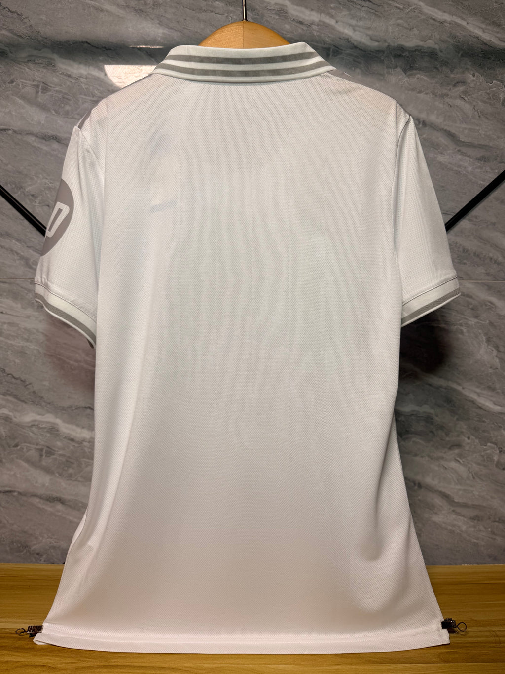 Real Madrid Shirt — White Polo Collar Player Version — photo 11