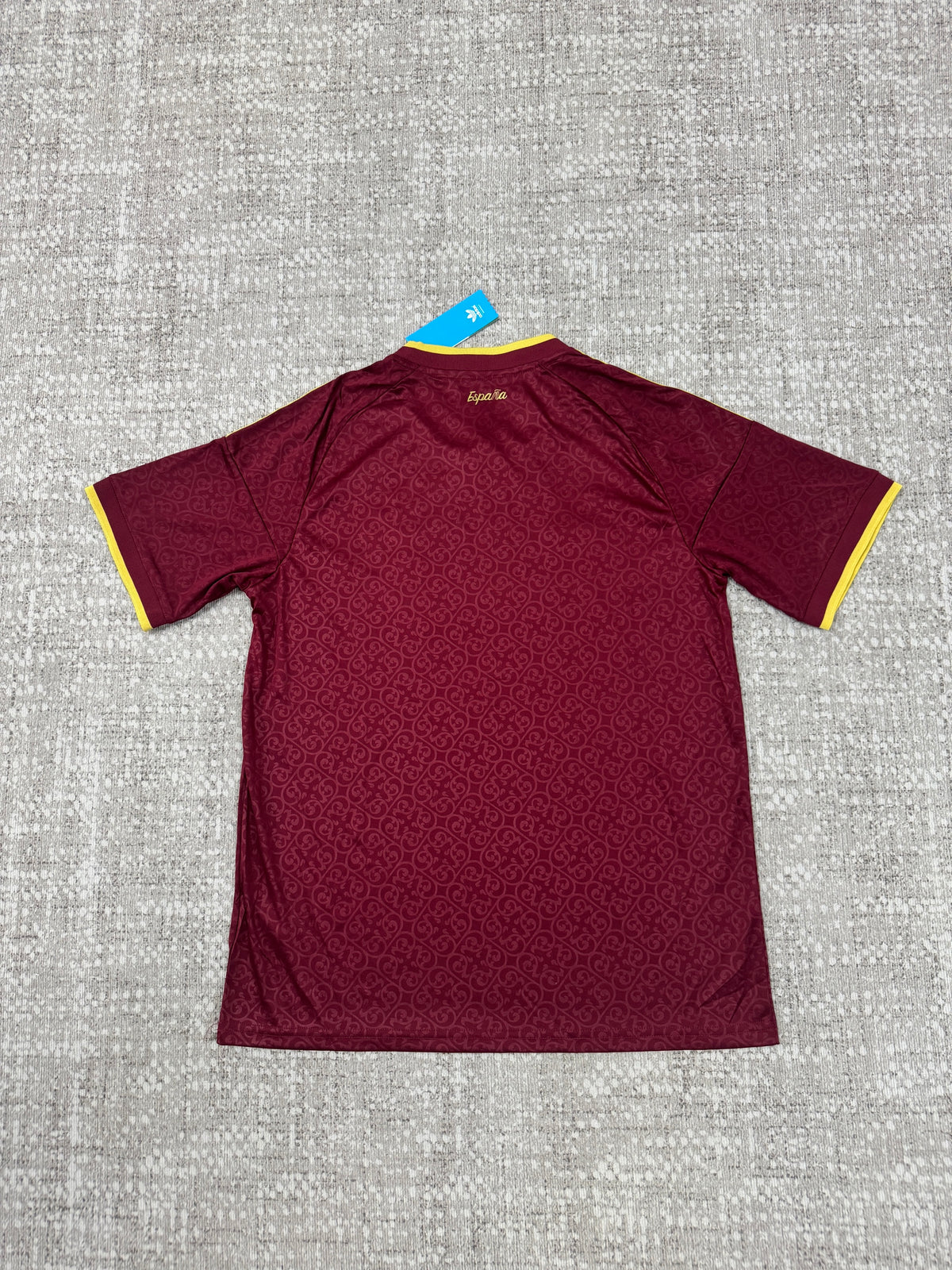 Spain 2026 Burgundy Two-Star Third Shirt — Fan Version — photo 3